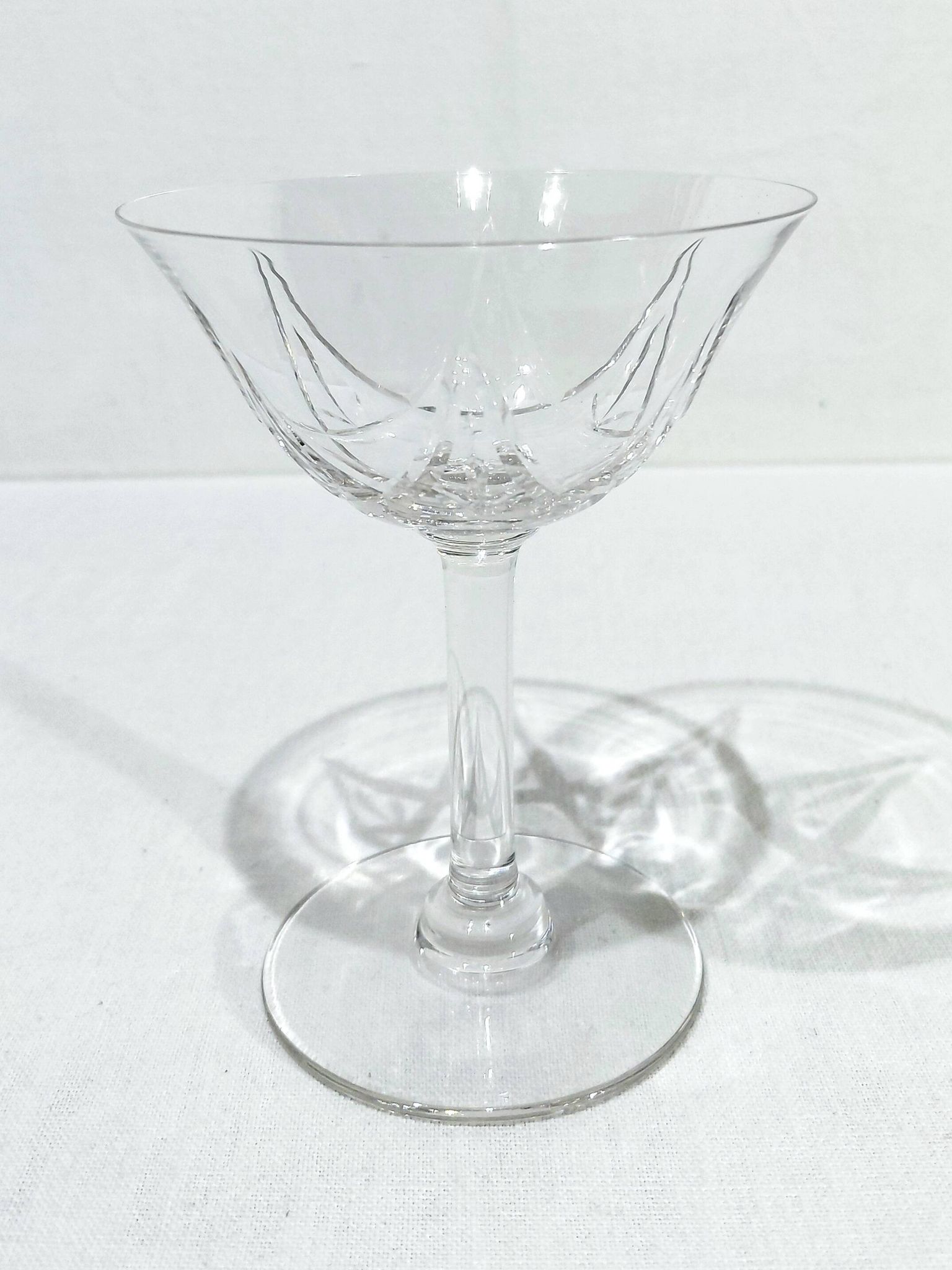 Saint Louis - 10 coupes à champagne en cristal - modèle Lasalle