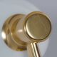 Pair of Vintage 1970s British Gold & Opaline Glass Wall Lamps / Sconces