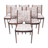 Set of 6 teak chairs, Uldum Mobelfabrik, Denmark, 1960s