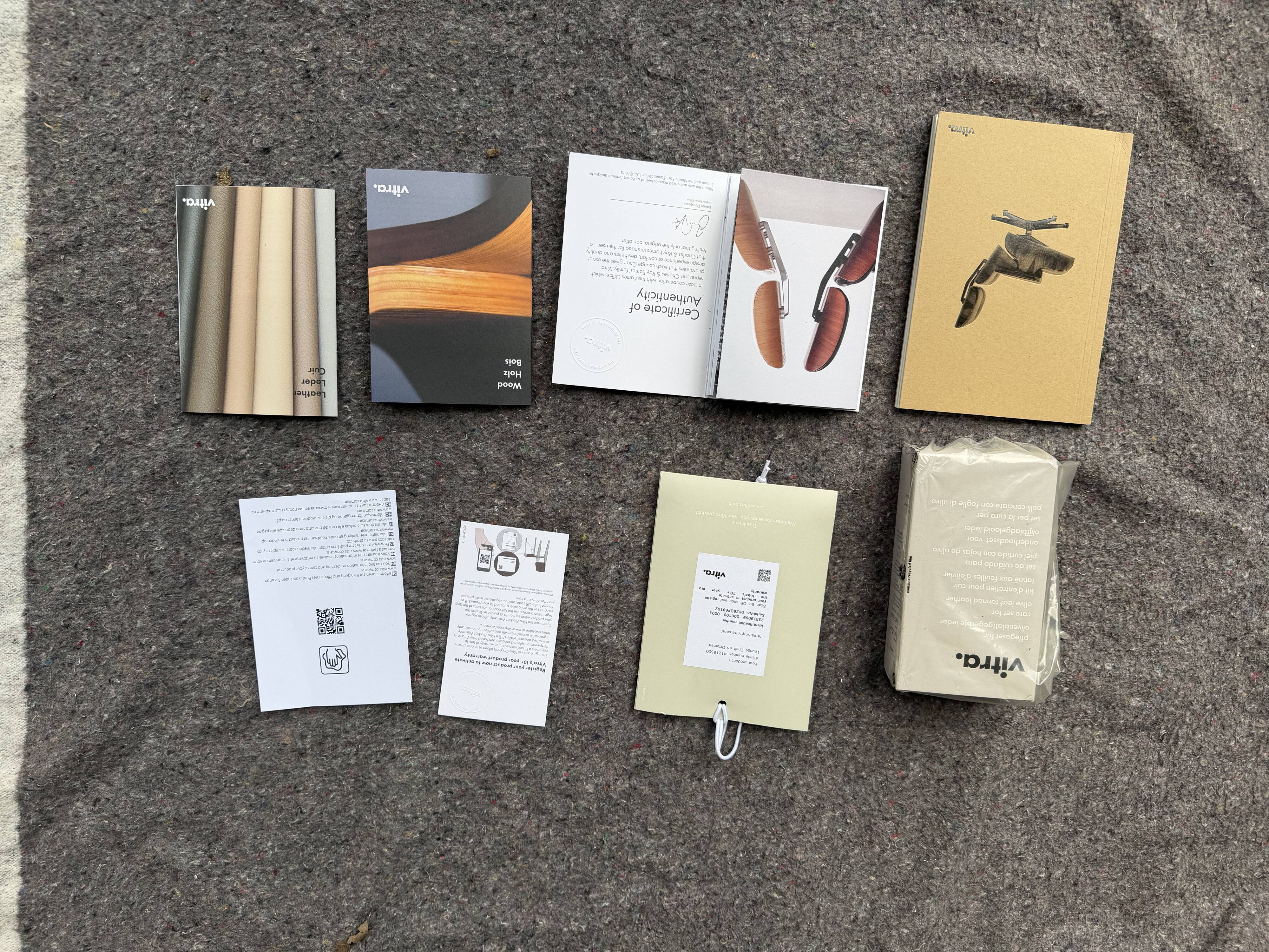 Vitra Eames Lounge Chair XL + Ottoman, Black leather & Santos Rosewood