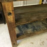Wood workbench