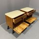 Tables de nuit entièrement restaurées par Jindřich Halabala pour ÚP Závody, années 1950, Tchécoslovaquie
