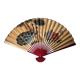 Large vintage hand-painted Japanese fan