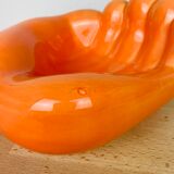 Empty hand pocket ceramic orange XXL