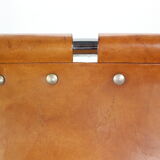 Set of 4 leather barstools