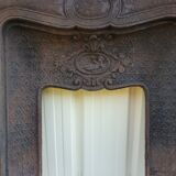 Cast-iron fireplace mantle