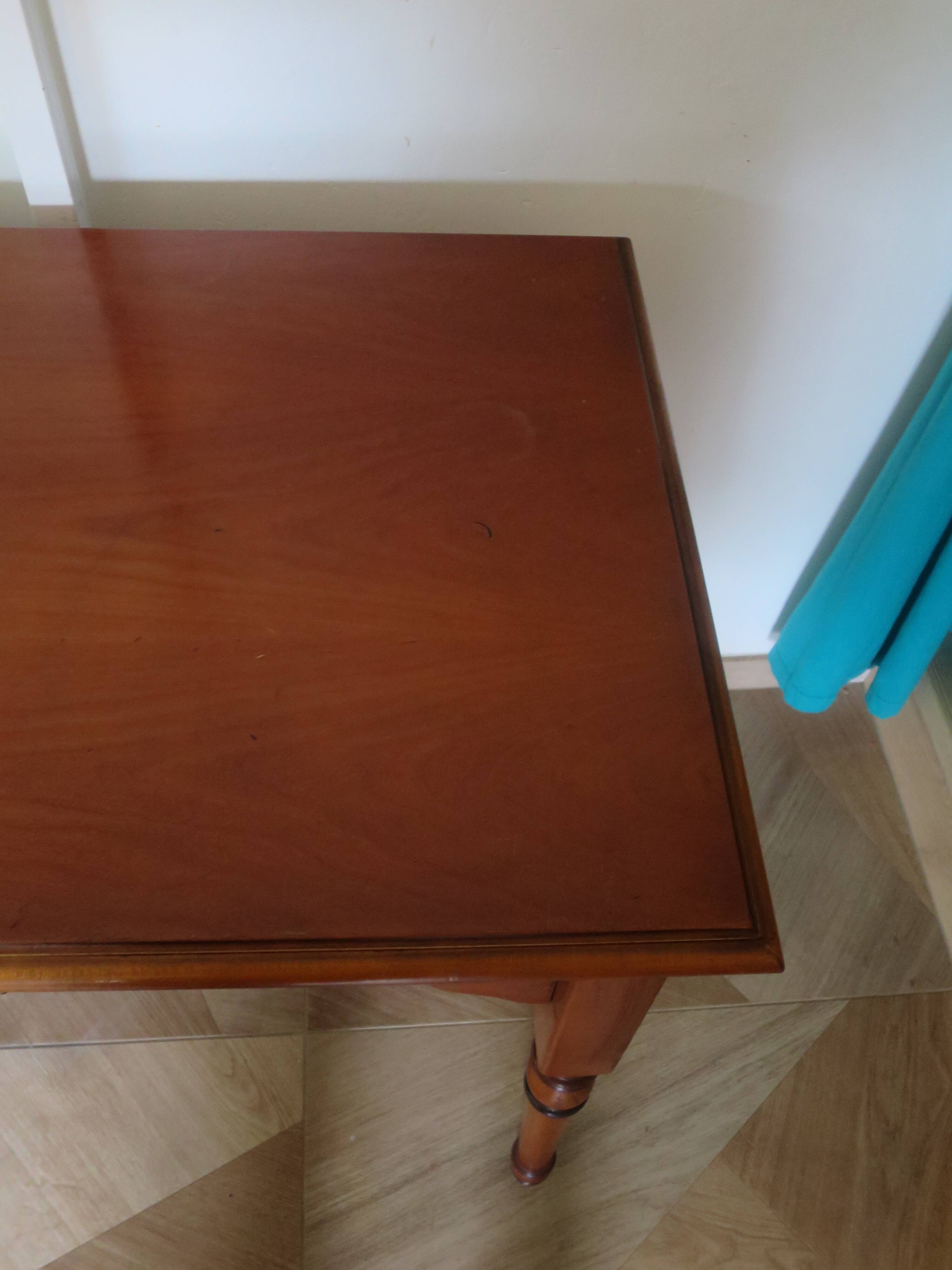 Small minister's desk - 3 drawers - cherry wood - Louis Philippe style