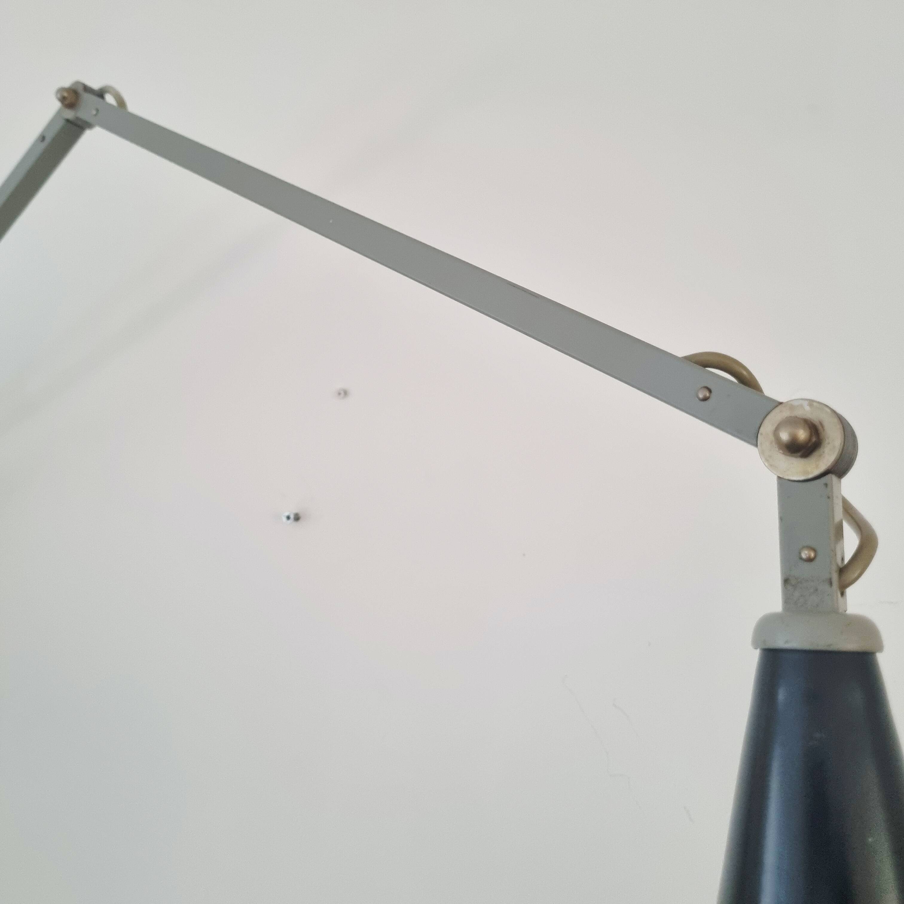 Wim Rietveld for Gispen 4050 'Panama ' lamp in Black, 1955