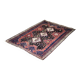 Handwoven Afshar oriental rug, Middle East, 1950s
