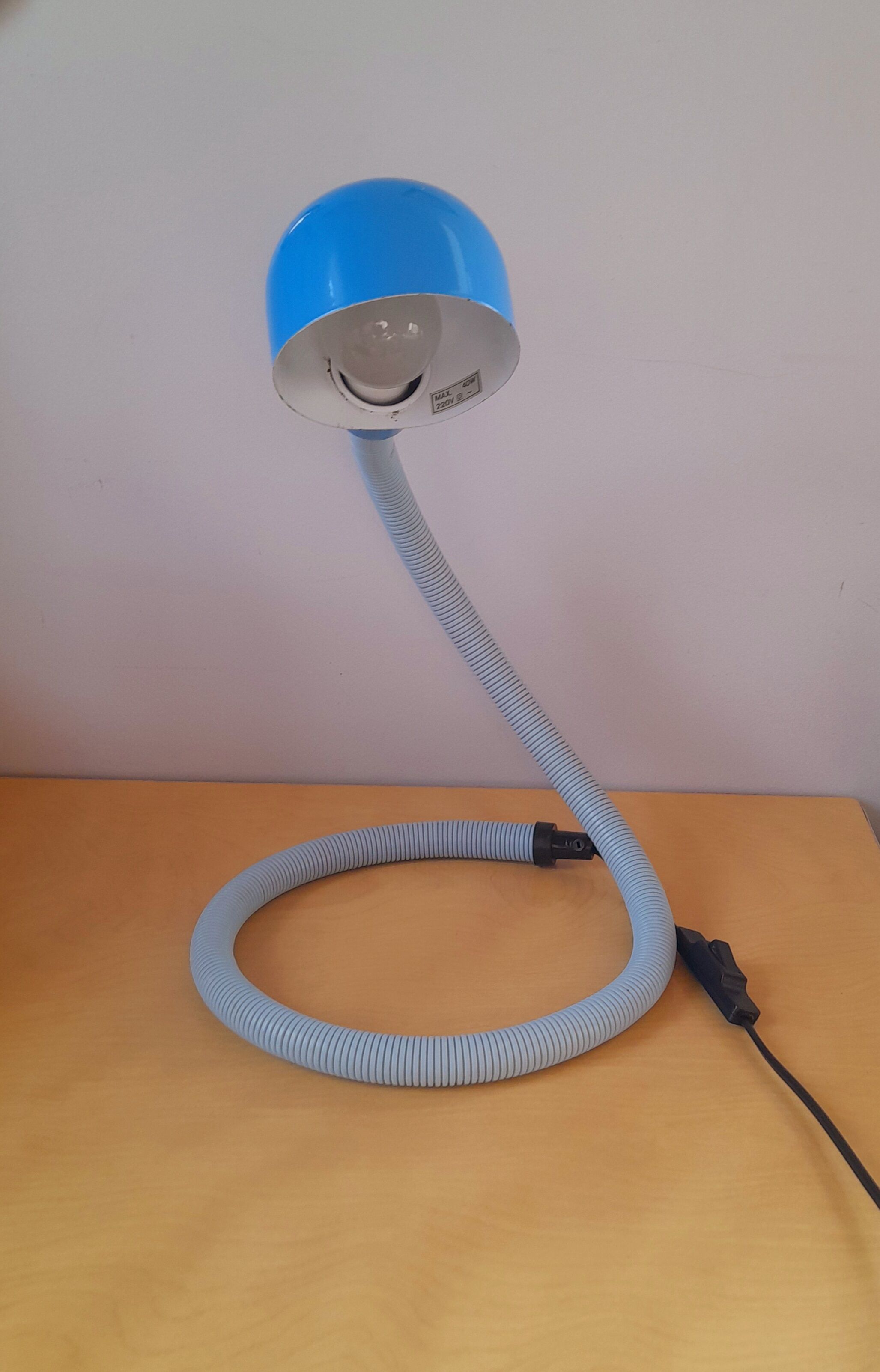 Blue snake lamp