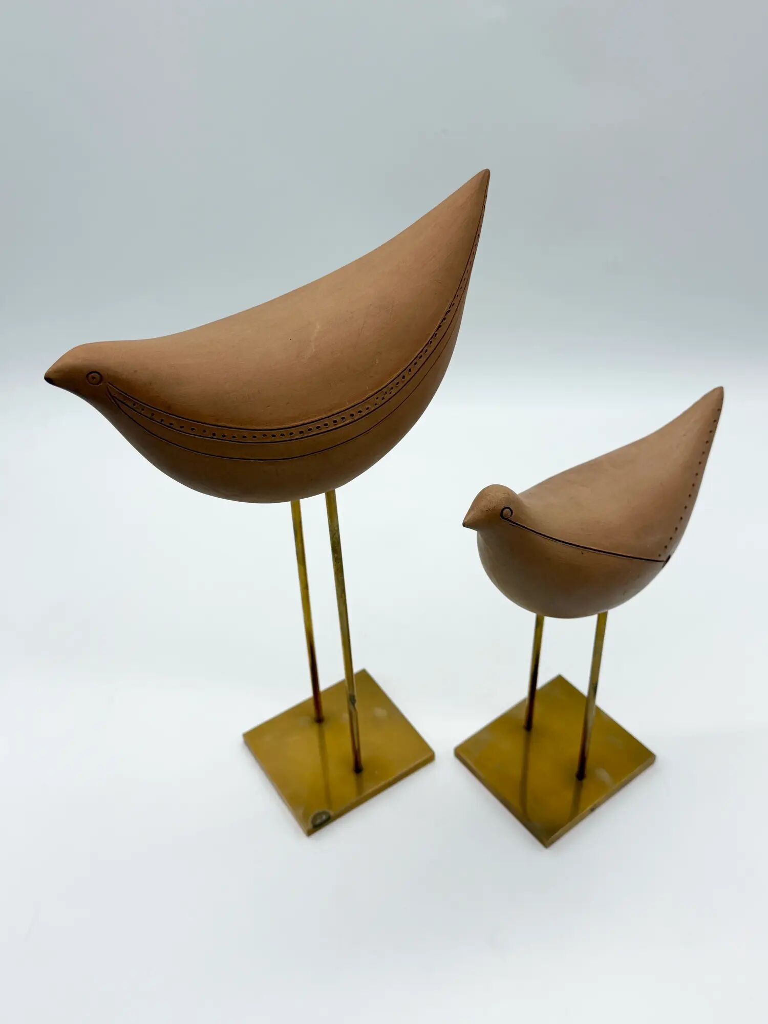 Pair of birds "Birds" — Aldo Londi for Bitossi Ceramiche, Italy 1960s