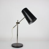 Mid-century black table lamp, 1970's.