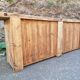 Established ancient French console table / kitchen island / shop counter, early 1900s.