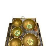 Brass countertop cash box/empty pocket