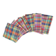Set of 8 madras cotton napkins