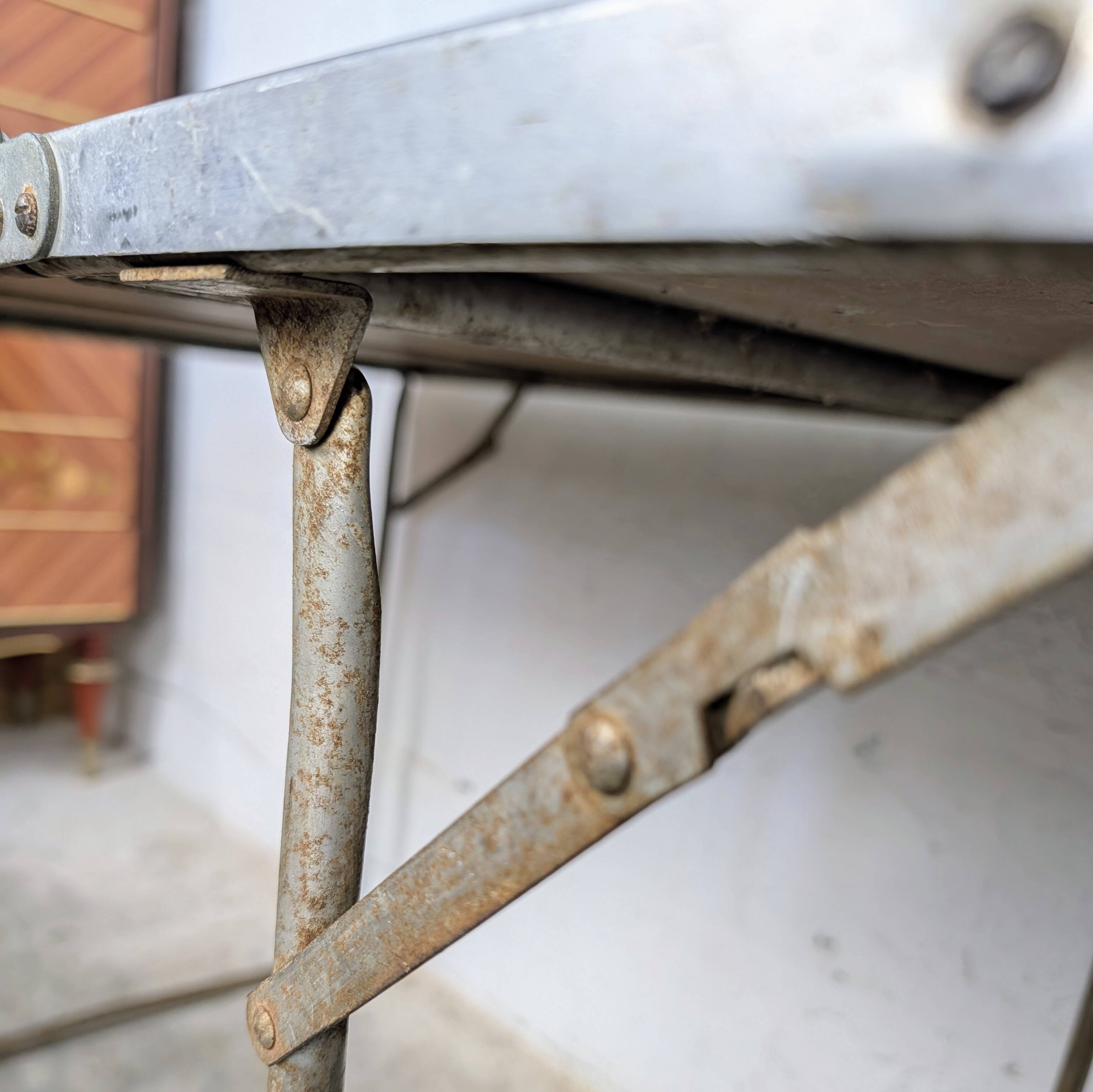 Vintage folding camping table