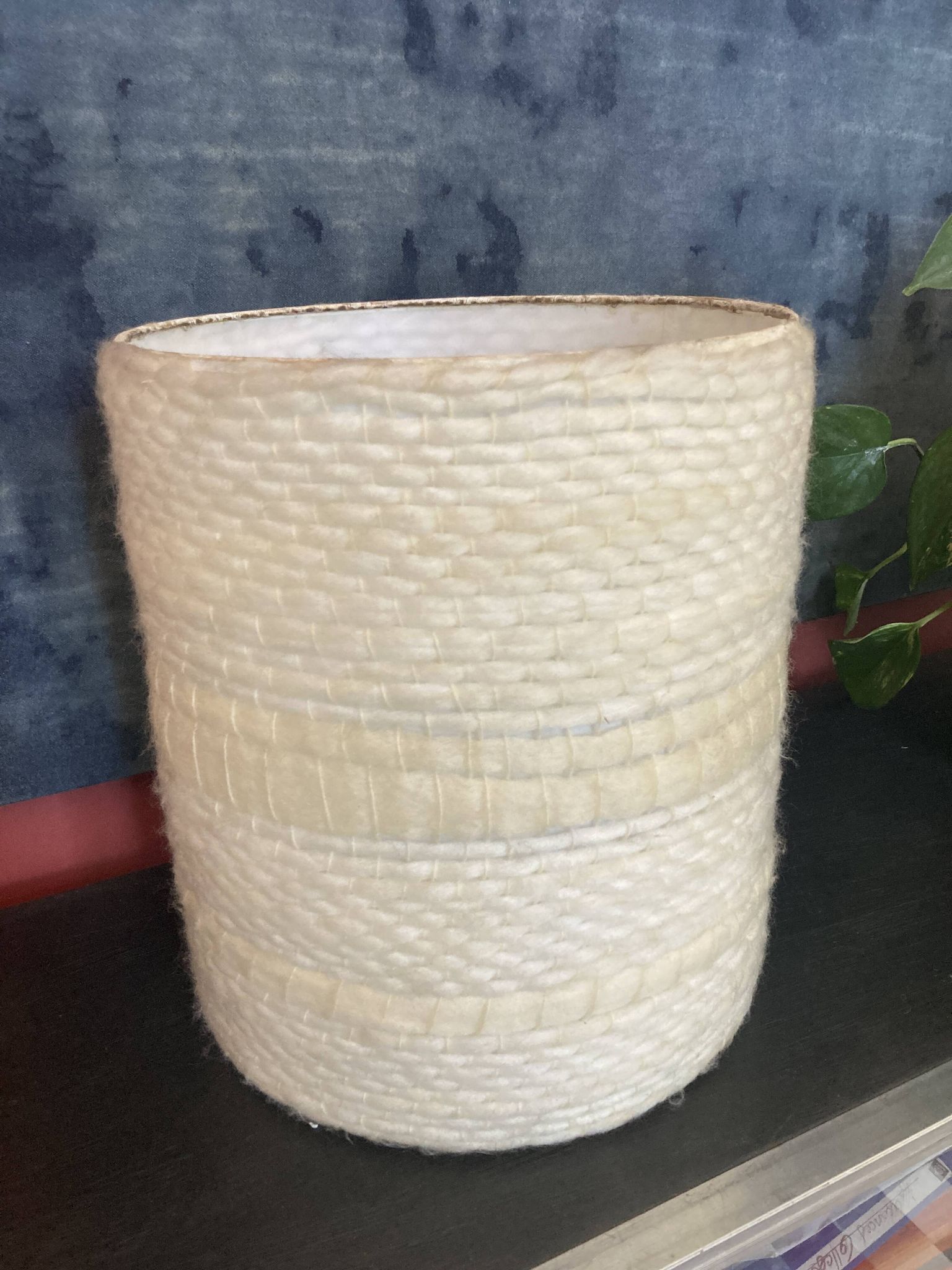 Abat jour vintage en laine