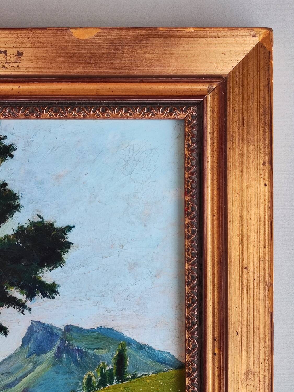 Peinture à l'huile - paysage