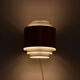 1970s orange metal dutch wall lamp
