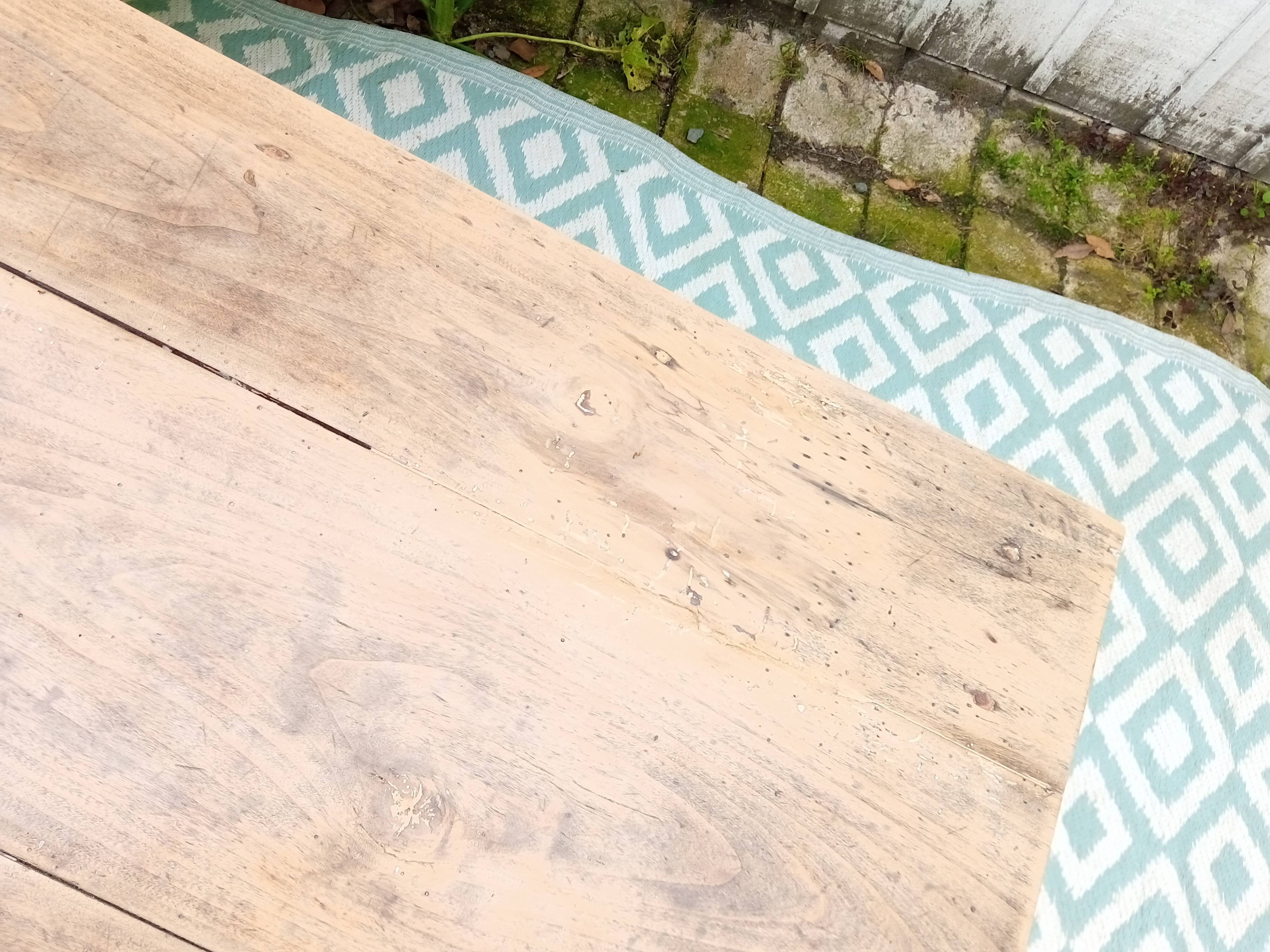 Antique wooden coffee table