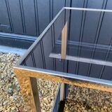 Brass side table