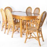 Rattan dining room