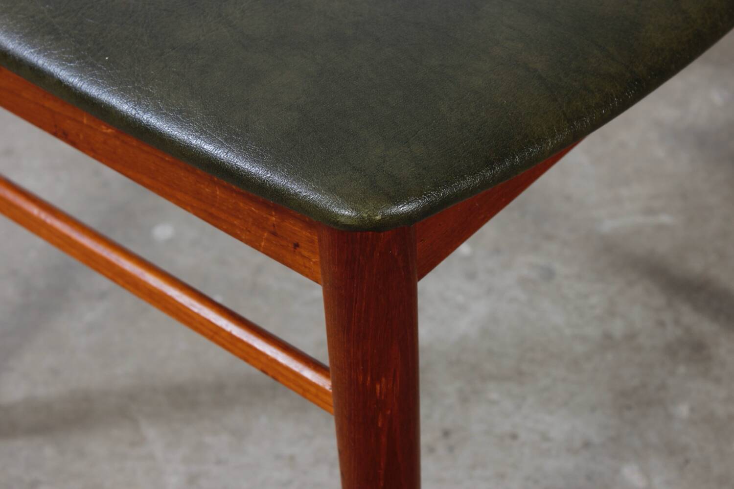 Vintage Teak Stuhl Danish Mid Century Kjærnulf Design 60er