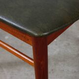Vintage Teak Stuhl Danish Mid Century Kjærnulf Design 60er