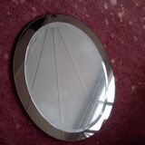 Italian oval mirror by Antonio Lupi for Cristal Luxor