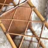 Rattan wall shelf 1960