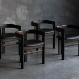 Pigreco chairs by Tobia Scarpa for Tacchini, Italy, 1960s