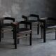 Pigreco chairs by Tobia Scarpa for Tacchini, Italy, 1960s