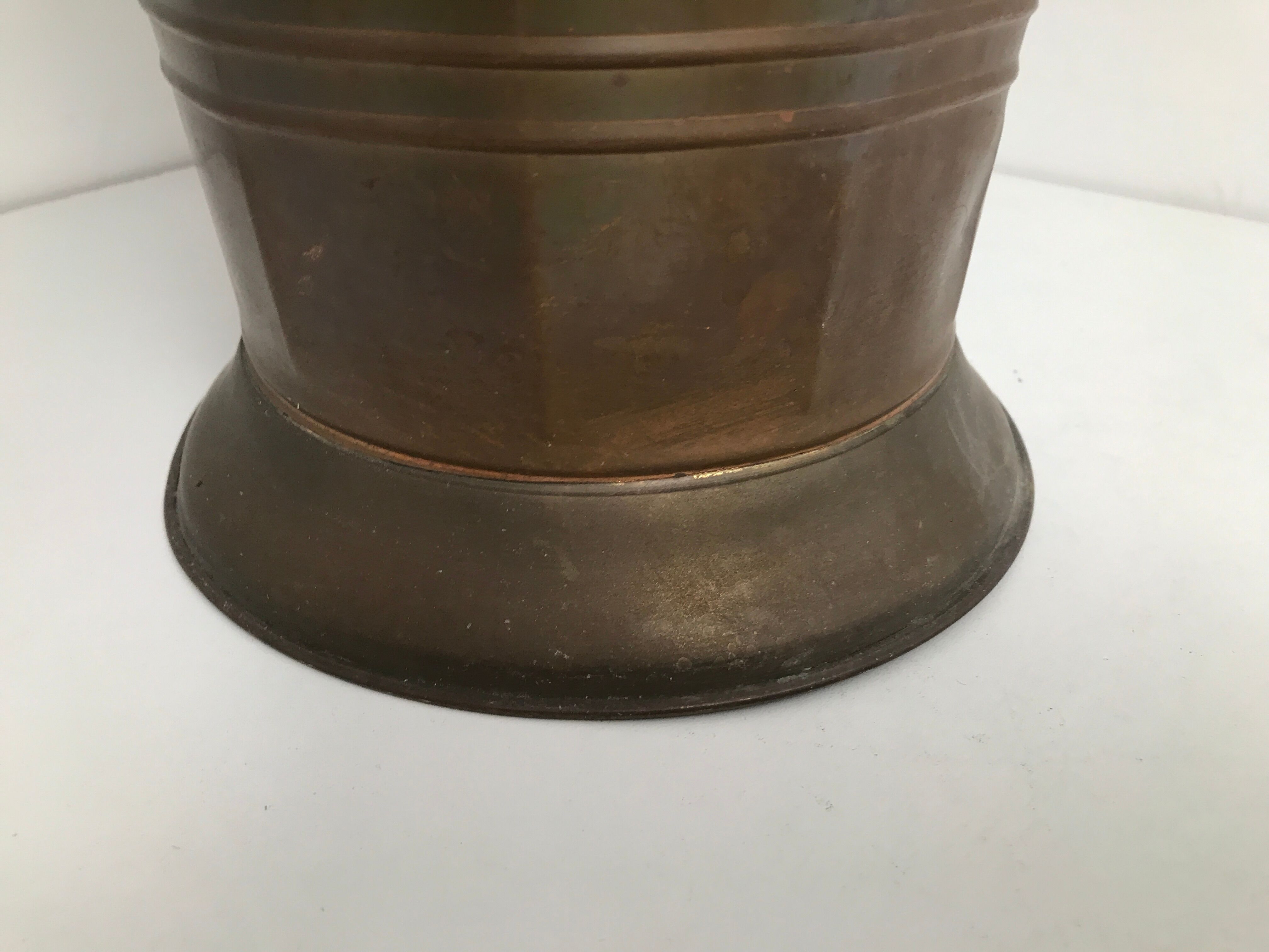 Vintage copper umbrella holder