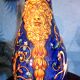 19th century Gien ceramic lamp