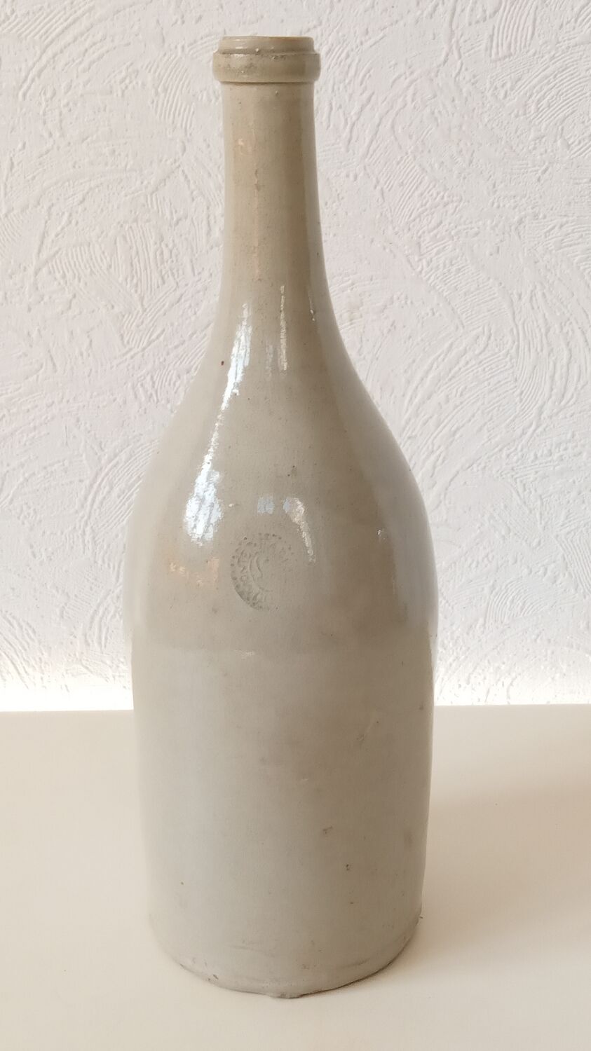 Glazed stoneware bottle