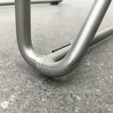 Postmodern German kitchen bar stool Kreuzschwinger by Till Behrens for Schlubach, 1980s.