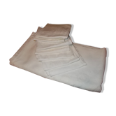 Damask tablecloth and napskins