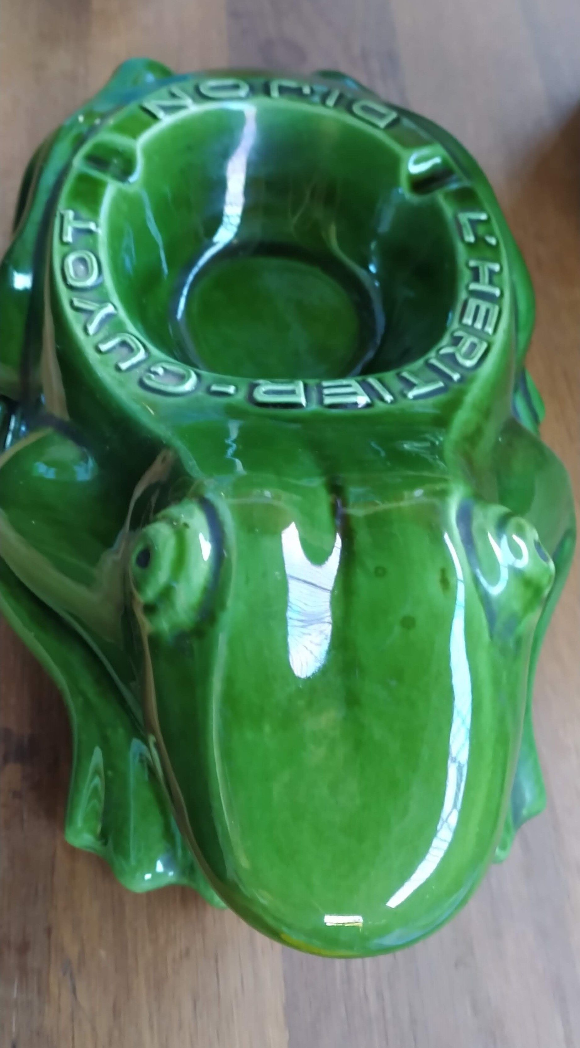 Frog ashtray L'Héritier-Guyot Dijon