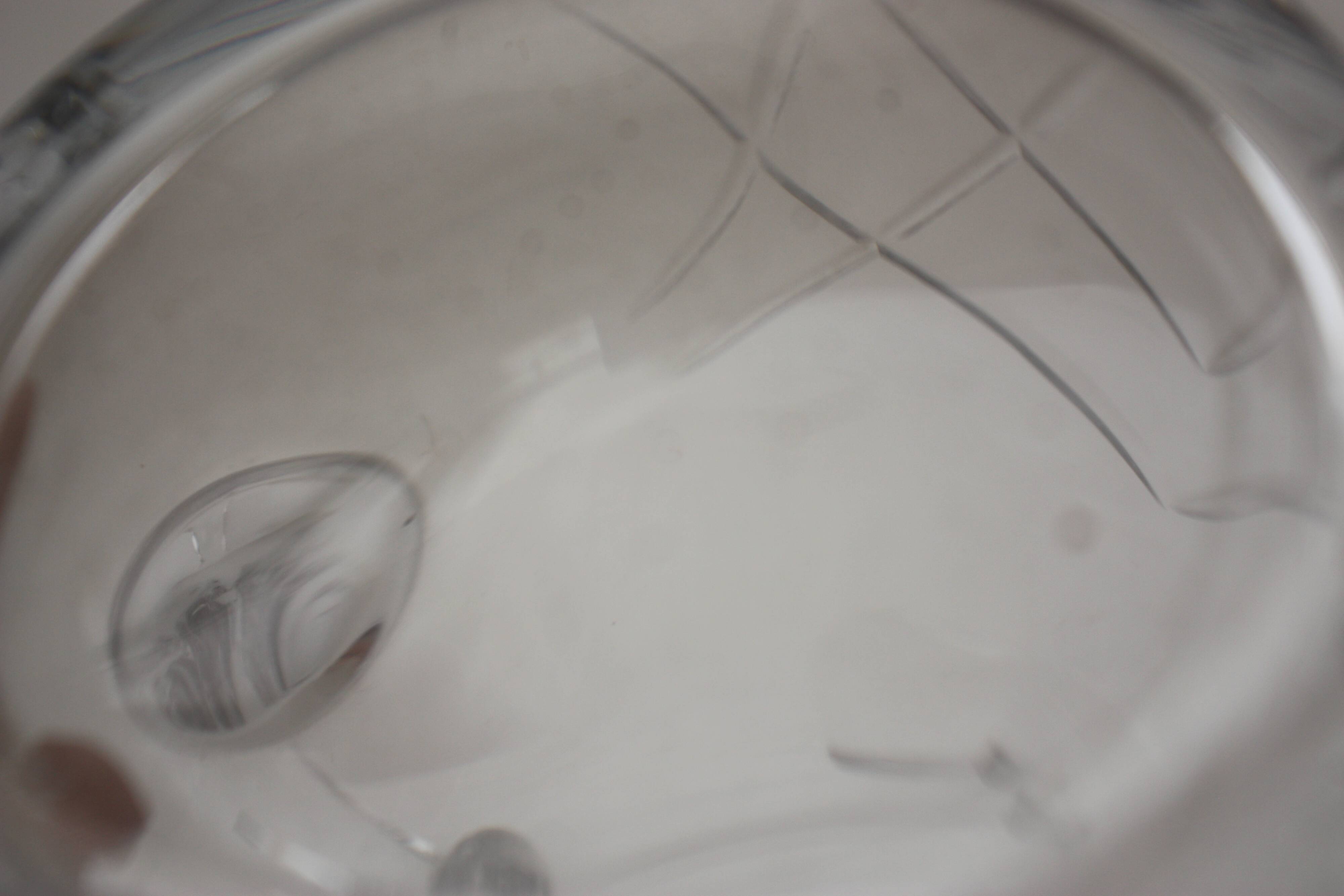 Argental crystal water pitcher or jug