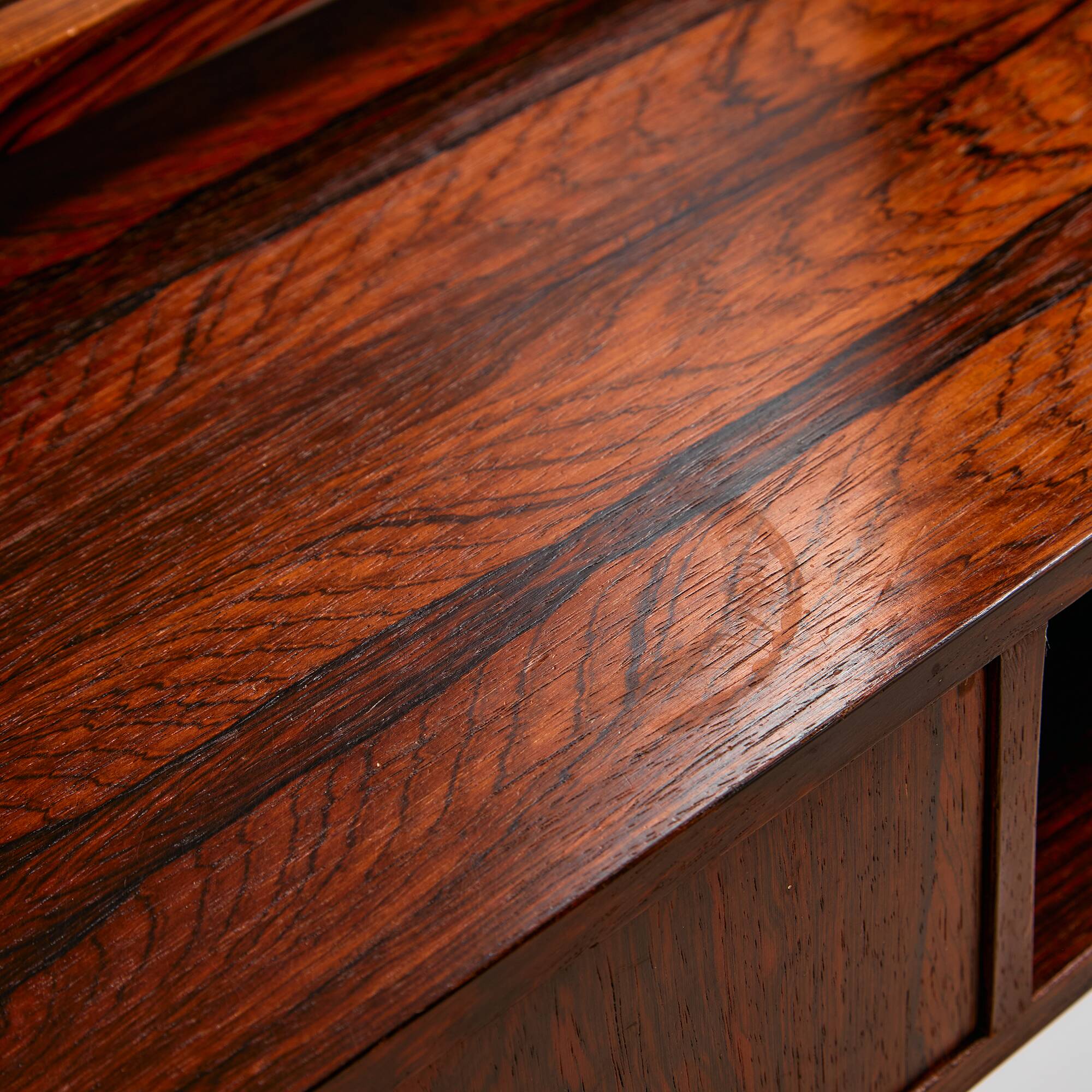 Rosewood framed mirror, Set of 2