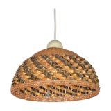 Two-tone rattan suspension