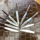 Lot de 9 couteaux de table a.fontenille 1034 vintage