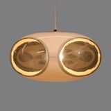 Space age bug eye UFO ceiling lamp *** Massive *** white model *** Belgium