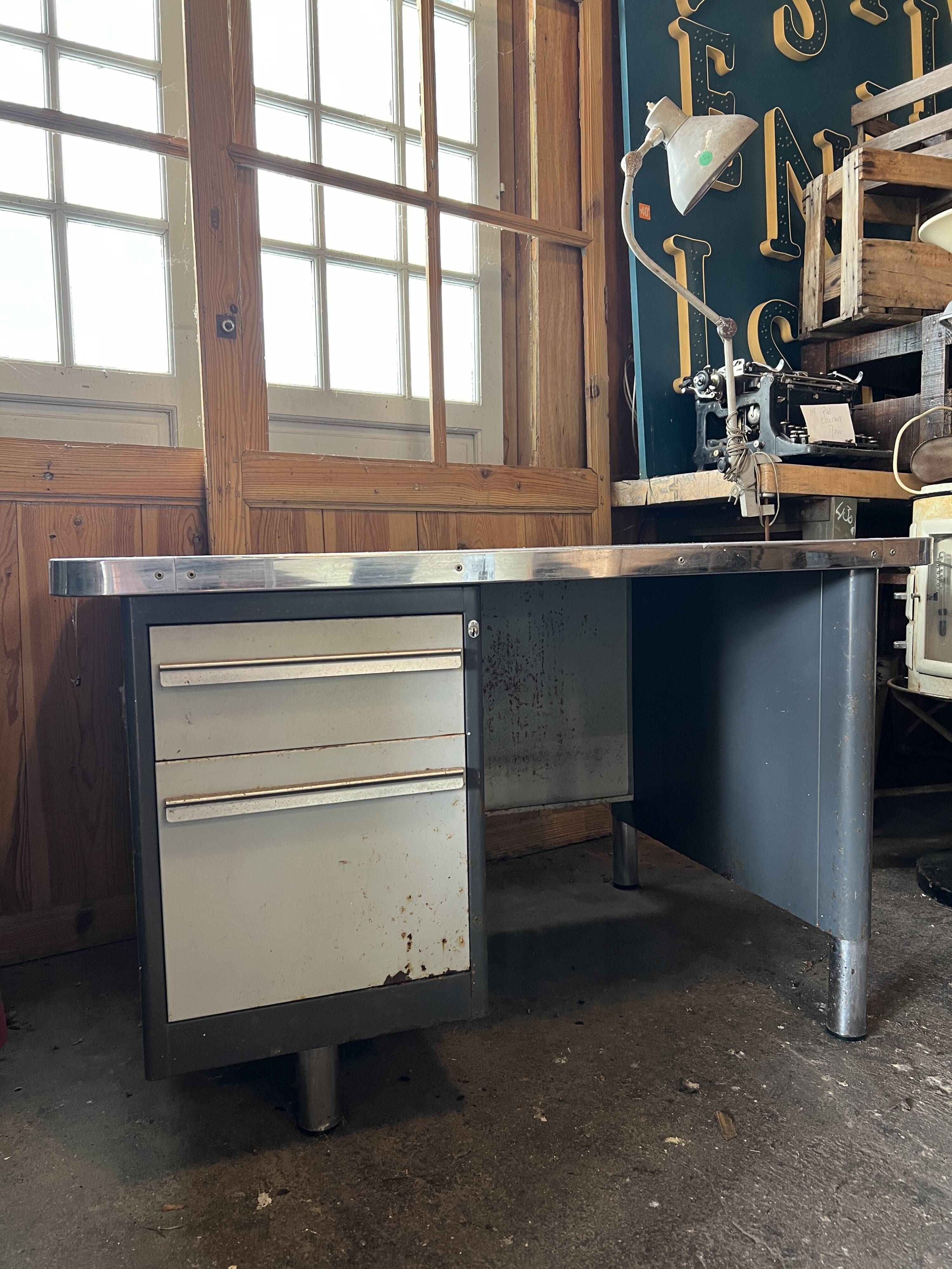 Vintage industrial desk