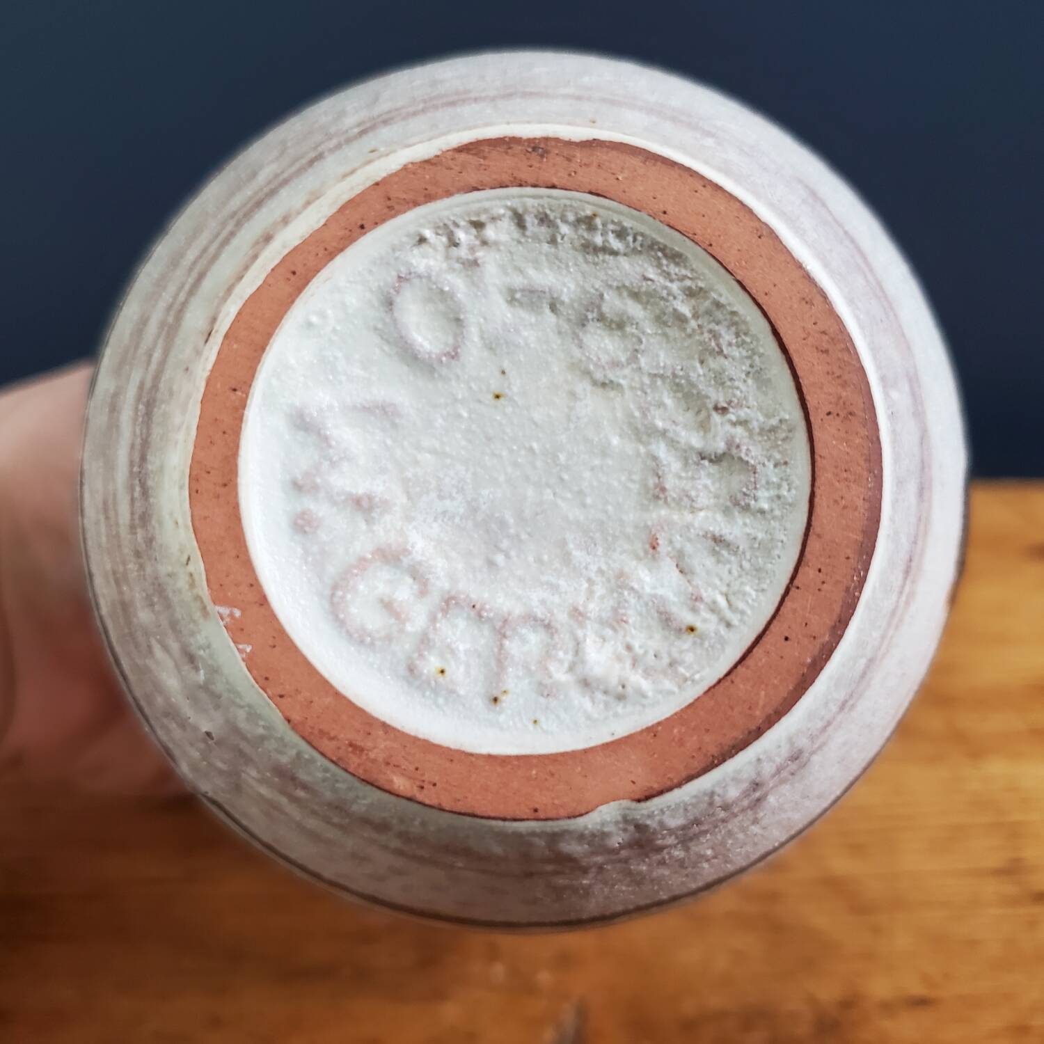 W. Germany ceramic ball vase