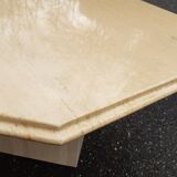 Travertine coffee table 80s