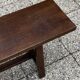 Solid oak farmhouse bench 180cm for rustic farmhouse table 1950