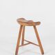 Arne HOVMAND-OLSEN - Vintage wooden stool "Shoemaker" Denmark, circa 1950