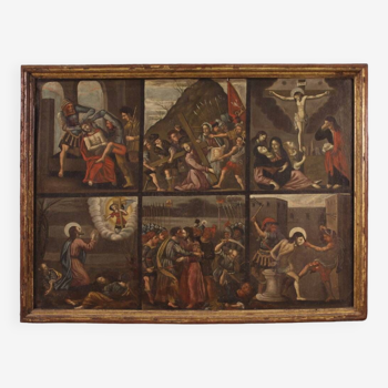 Italian school of the 17th century, episodes from the life of Jesus