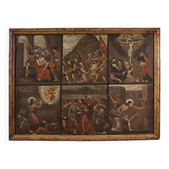 Italian school of the 17th century, episodes from the life of Jesus